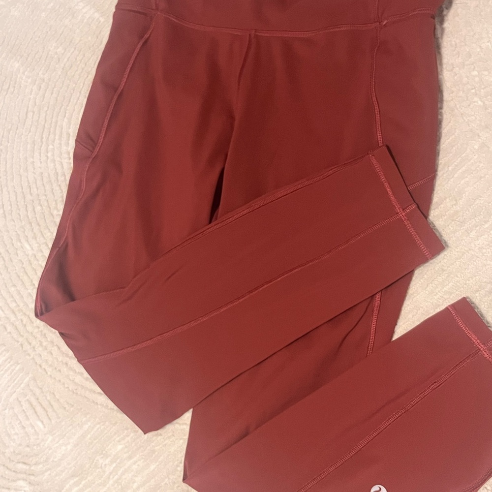 Lululemon Athletica Women's Brick Red Leggings
